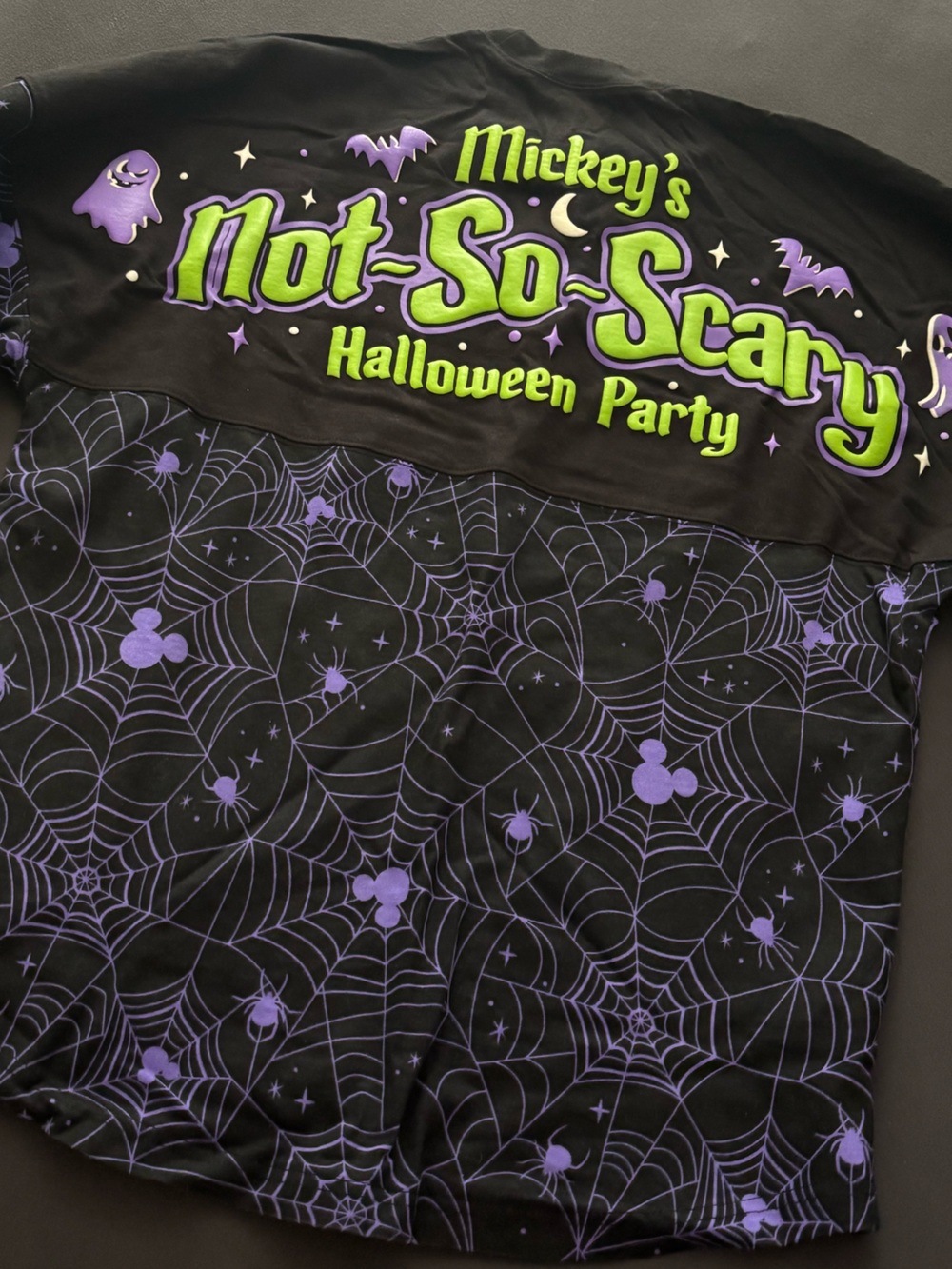NWOT Mickey’s Not-so-scary Halloween Party 2023 Spirit Jersey Size S